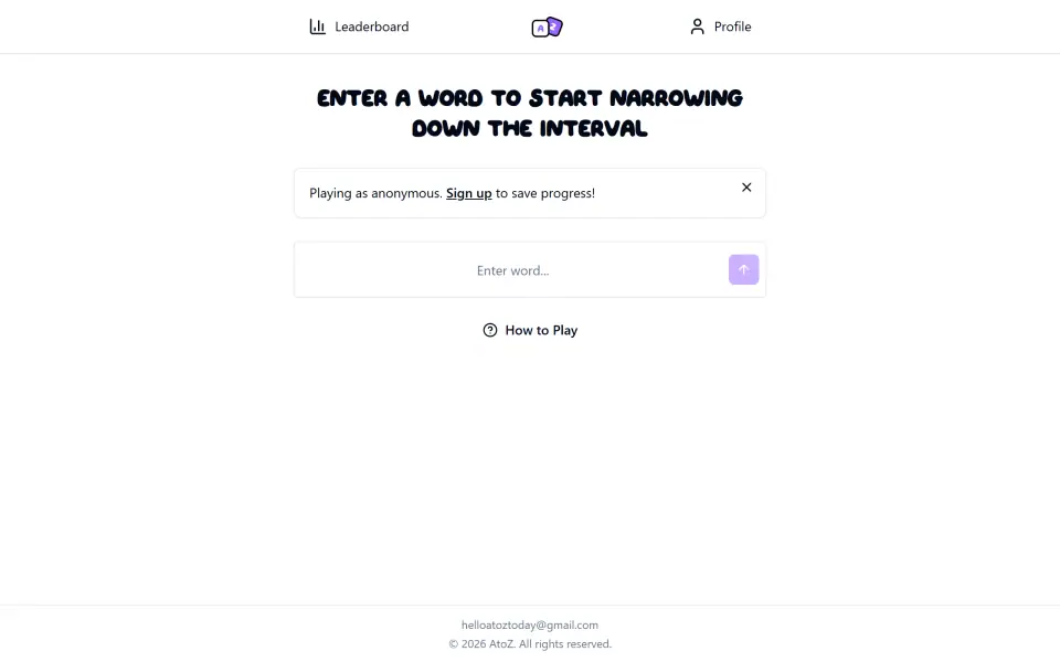 A to Z Today screenshot