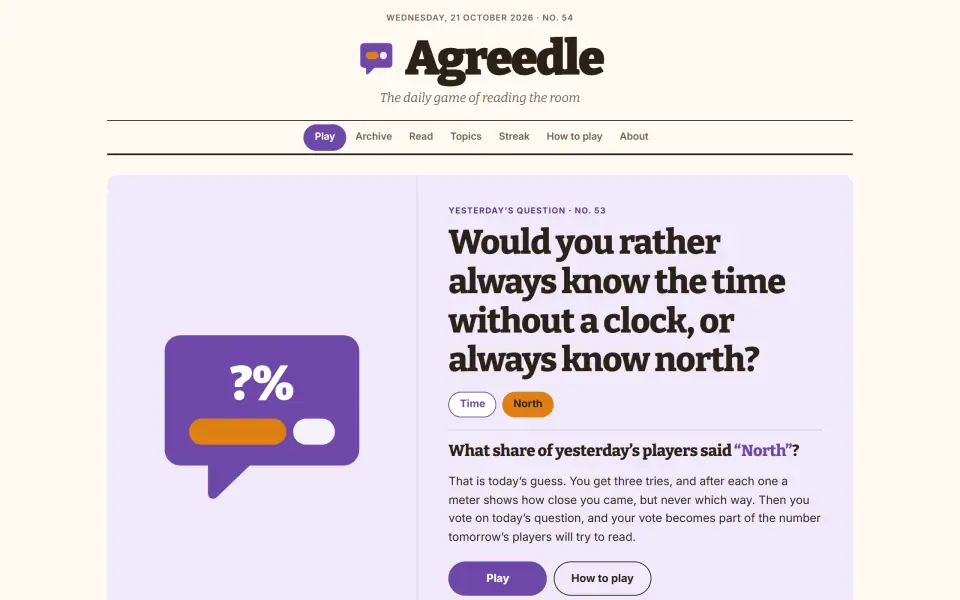 Agreedle screenshot