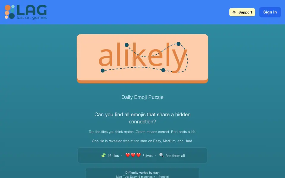 alikely screenshot