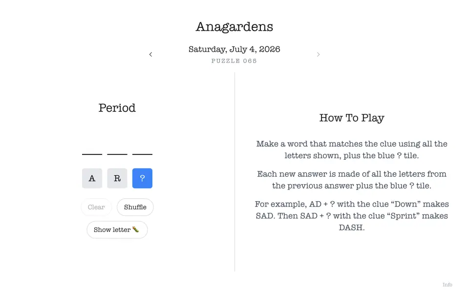Anagardens screenshot
