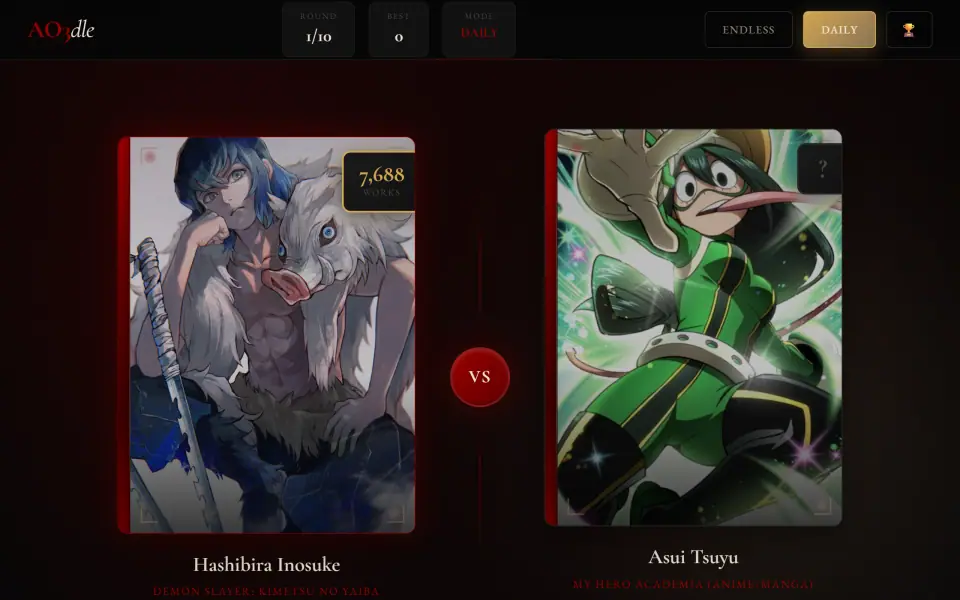 Ao3dle screenshot