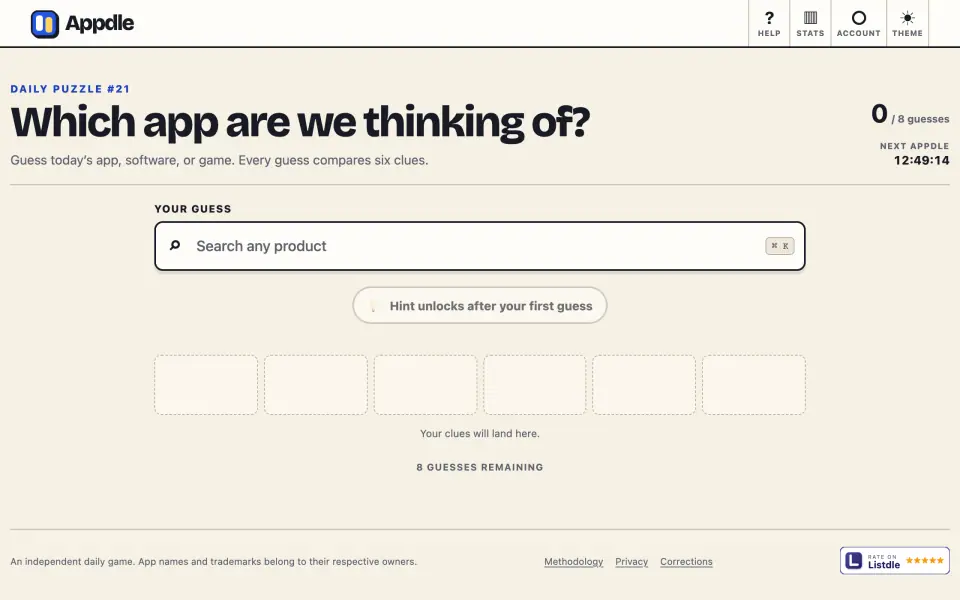 Appdle screenshot