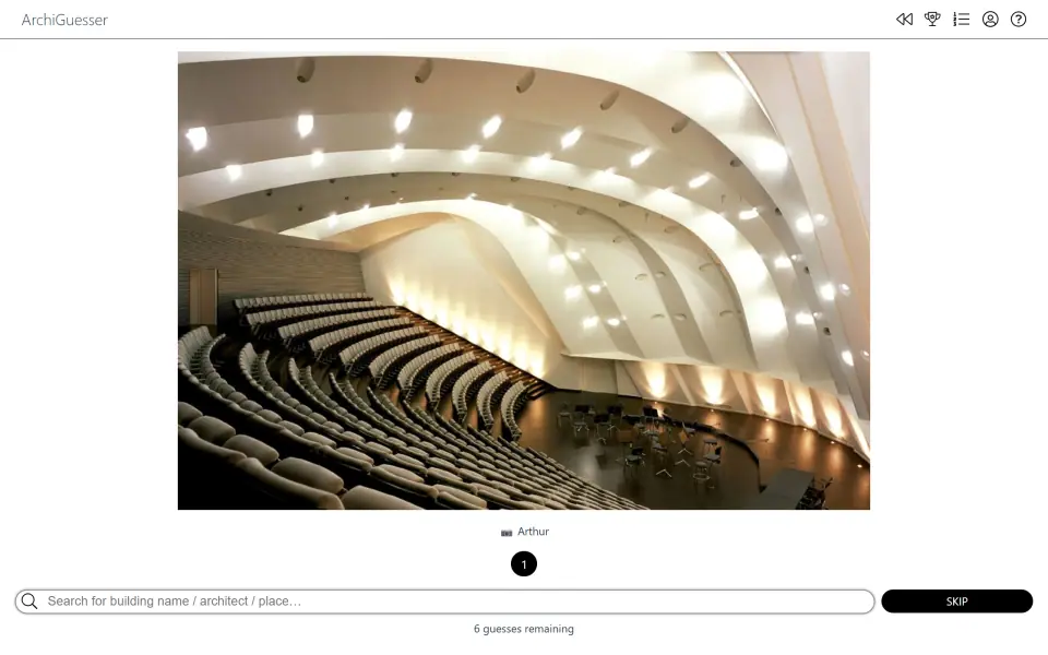 ArchiGuesser screenshot