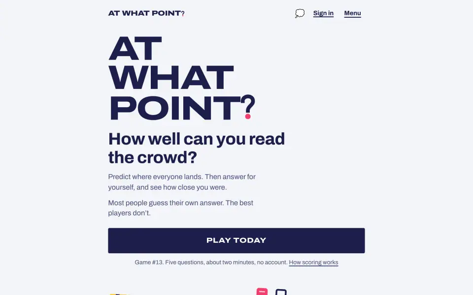 At What Point? screenshot