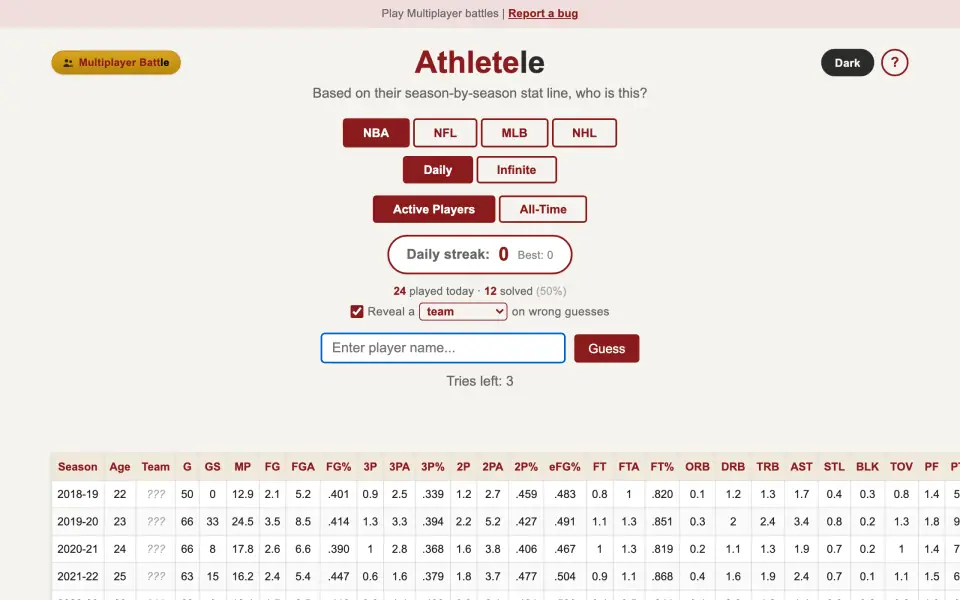 Athletele screenshot