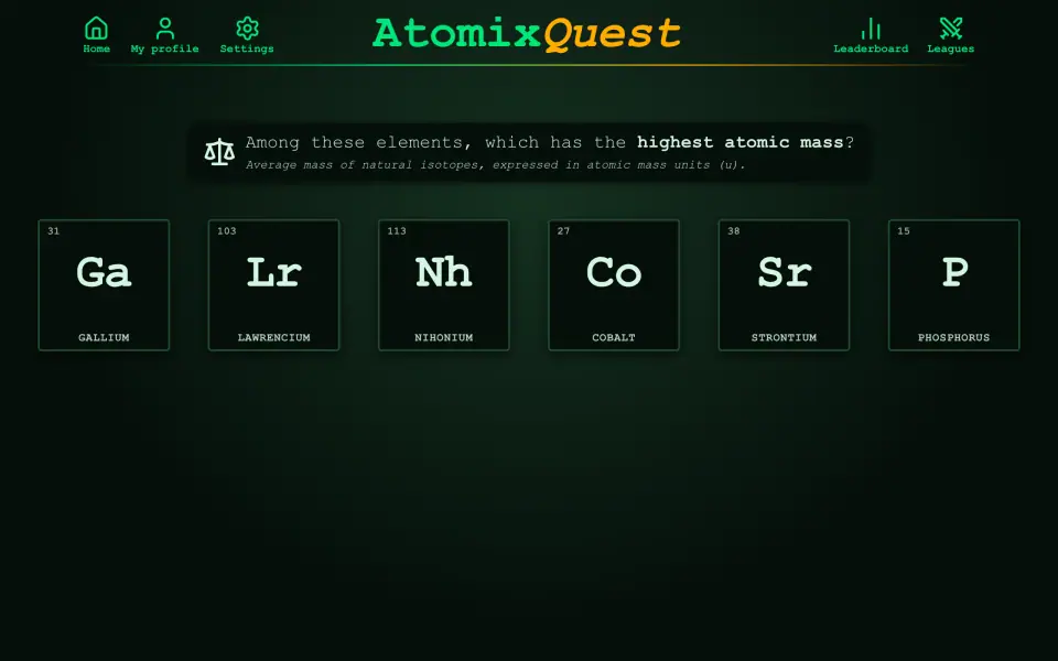 AtomixQuest screenshot