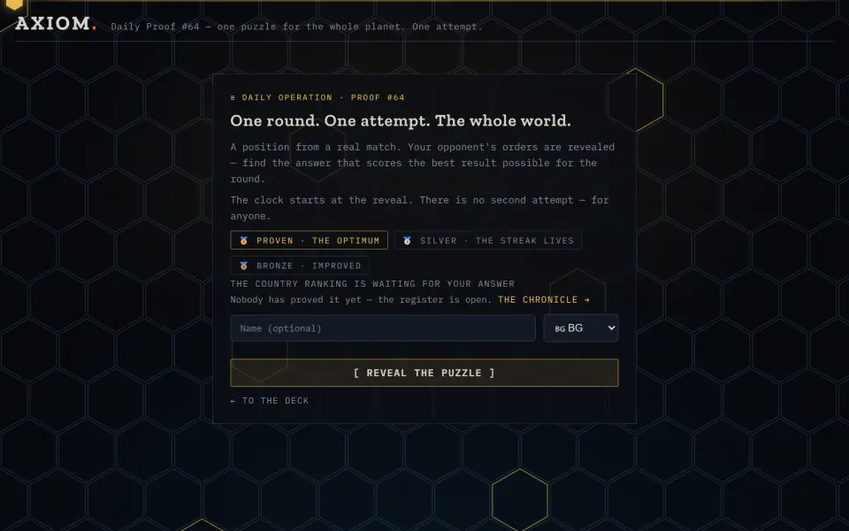 AXIOM screenshot