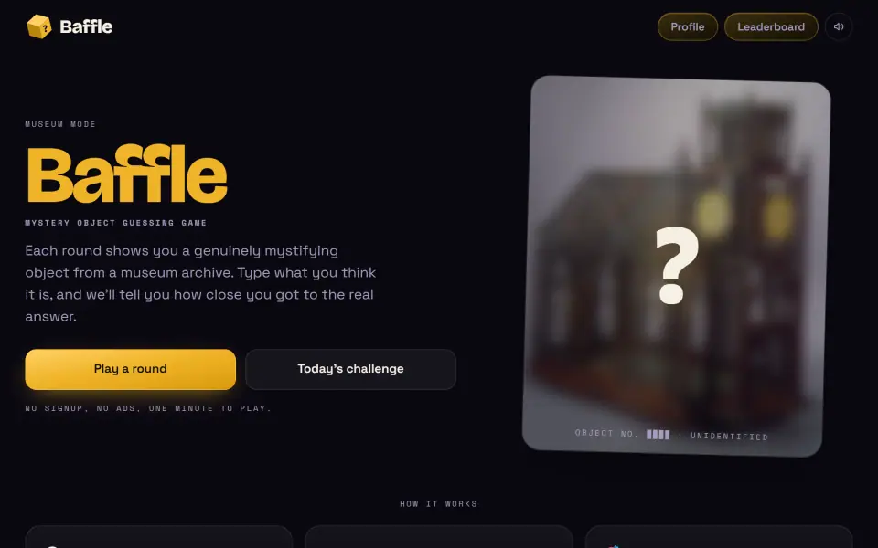 Baffle screenshot