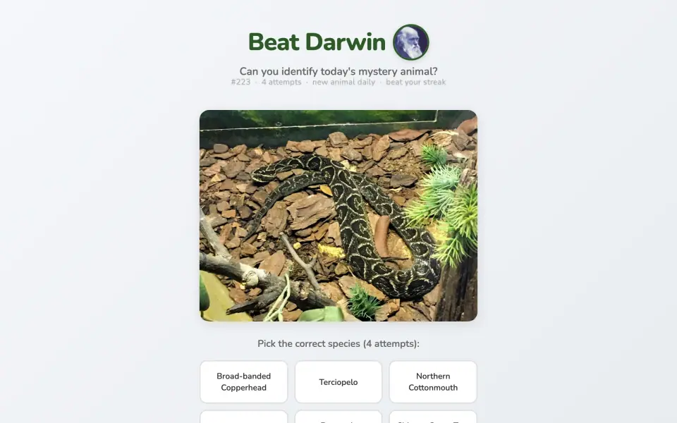 Beat Darwin screenshot