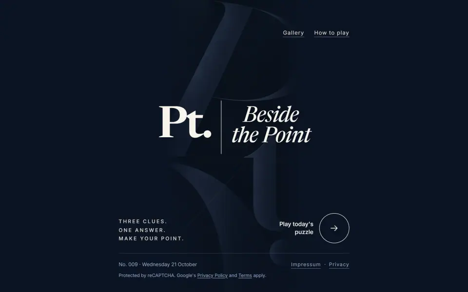 Beside the Point screenshot