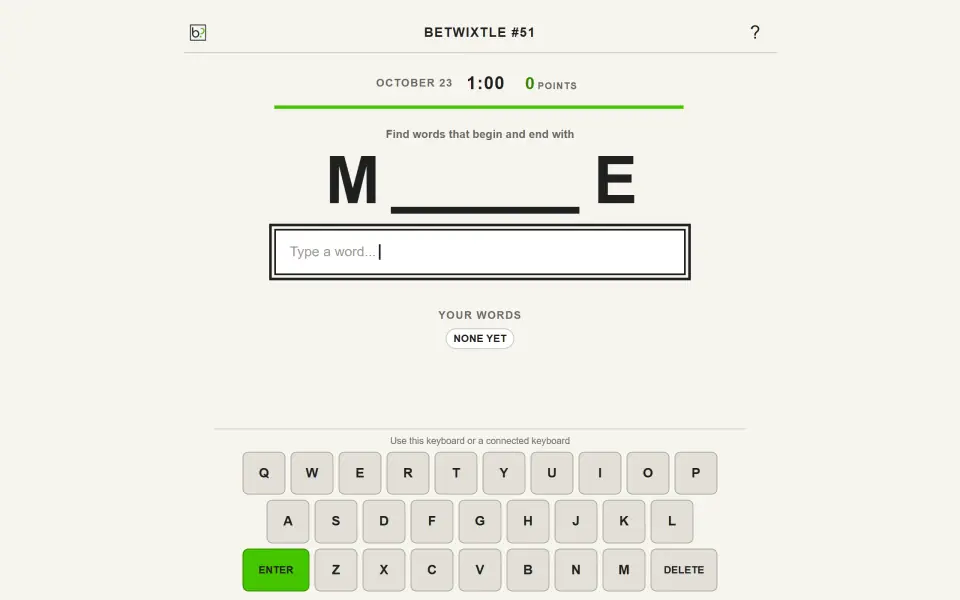 Betwixtle screenshot