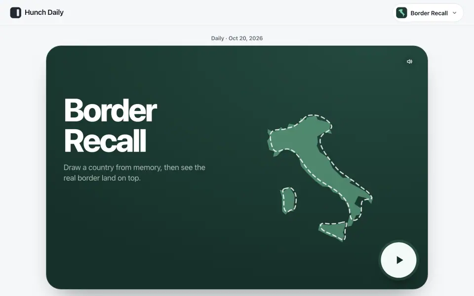 Border Recall screenshot