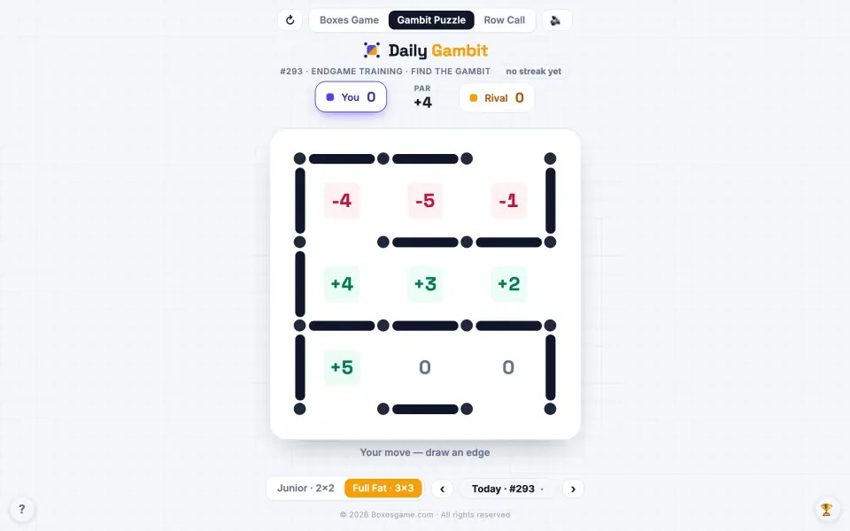 Boxes Game screenshot