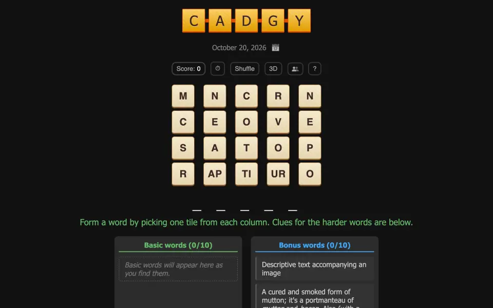 Cadgy screenshot