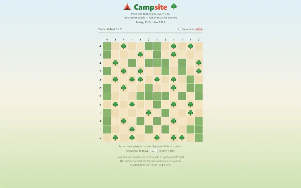 Campsite screenshot
