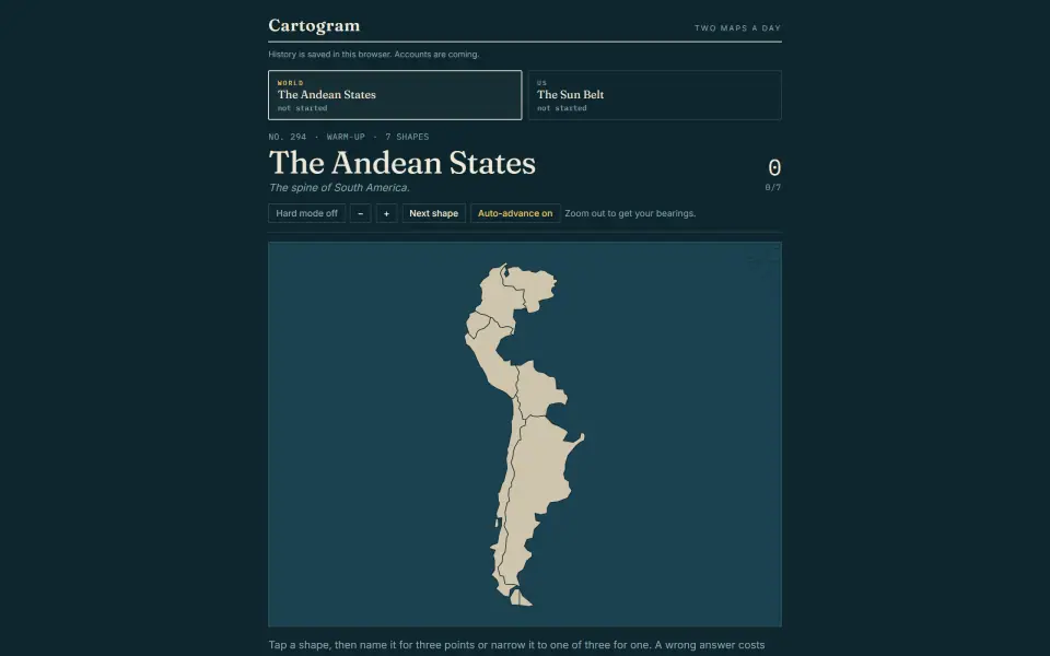 Cartogram screenshot