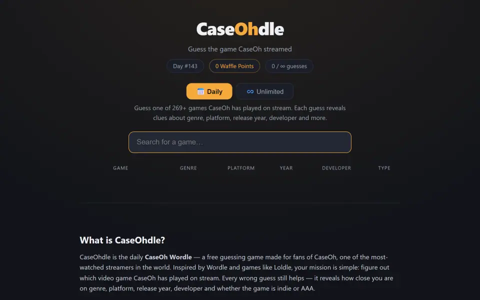 CaseOhdle screenshot