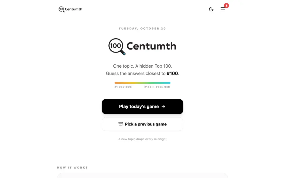Centumth screenshot