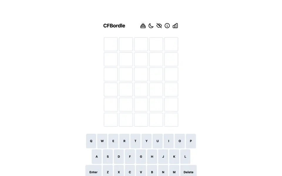 CFBordle screenshot