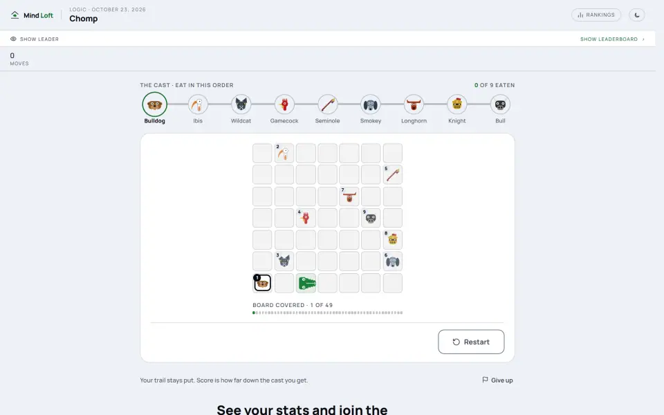 Chomp screenshot