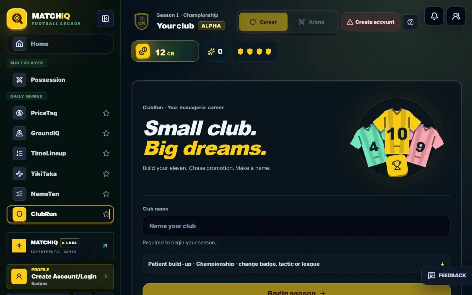 ClubRun screenshot