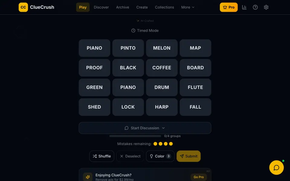 ClueCrush screenshot