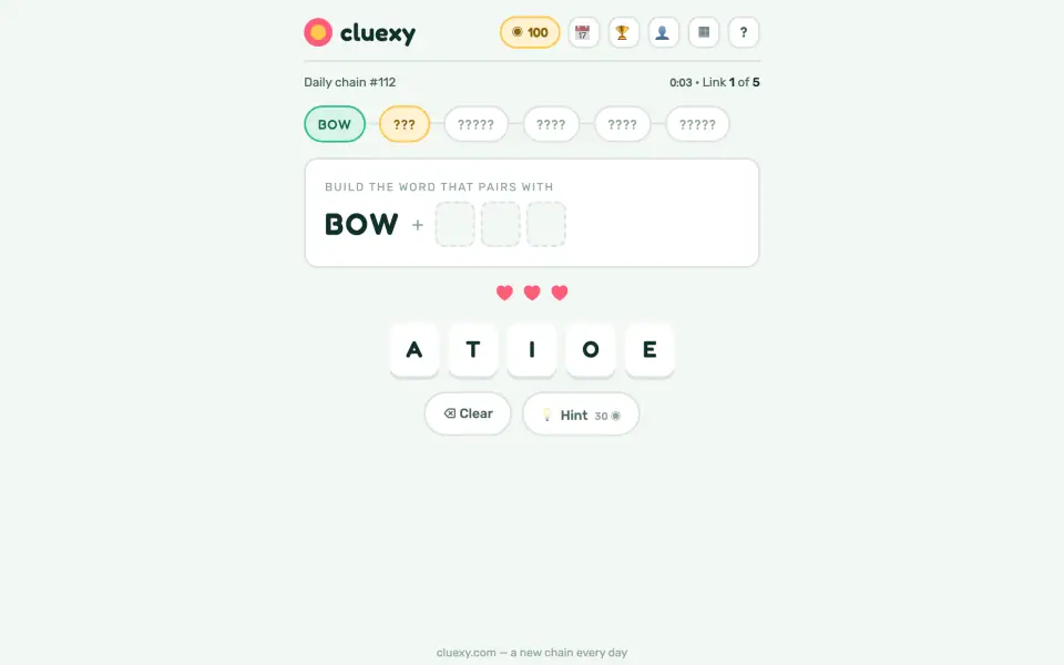 Cluexy screenshot