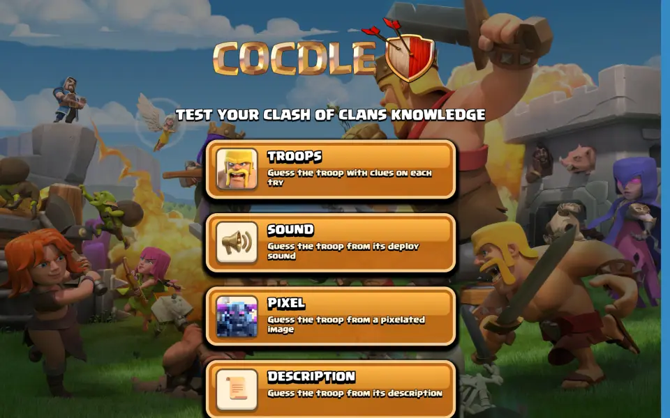 Cocdle screenshot