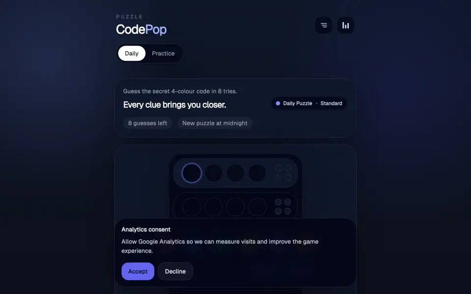 CodePop screenshot