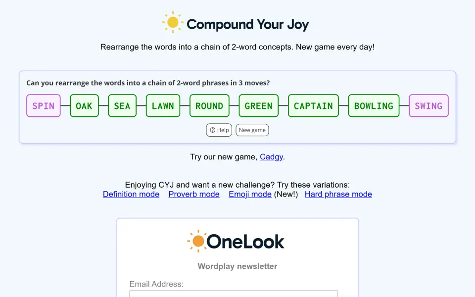 Compound Your Joy screenshot