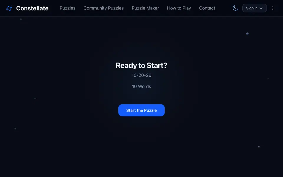 Constellate screenshot