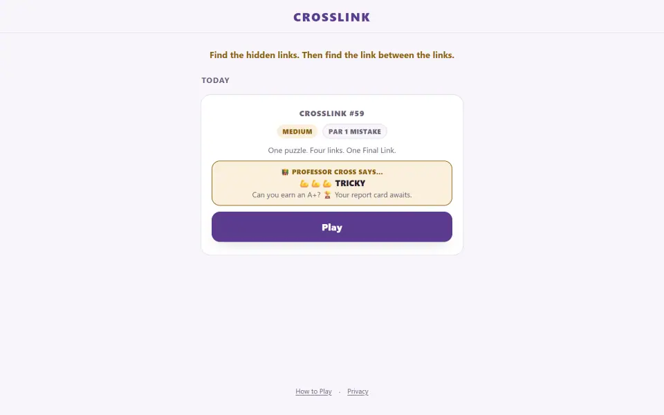 CROSSLink screenshot