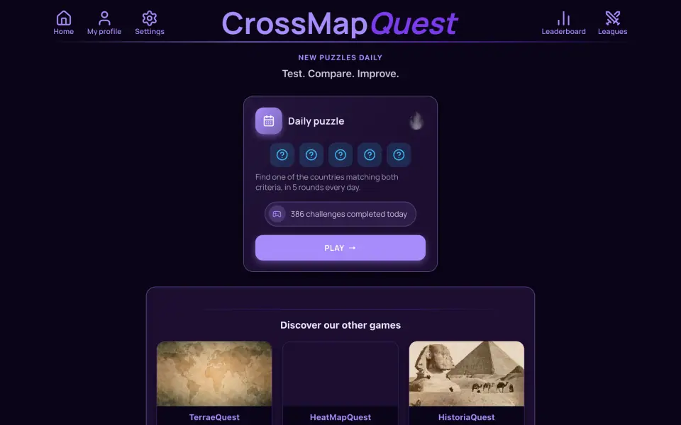 CrossMapQuest screenshot