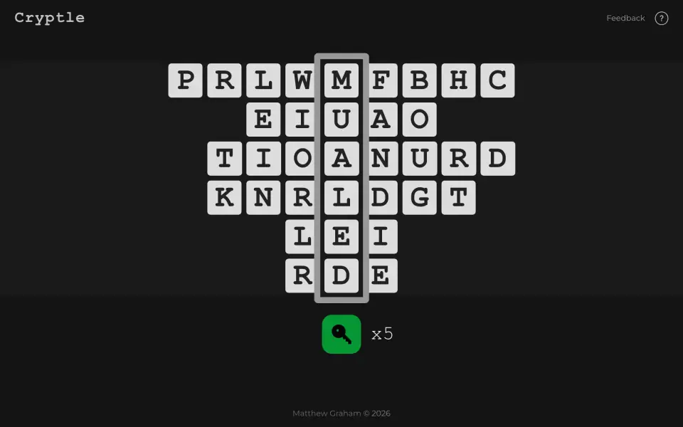 Cryptle screenshot