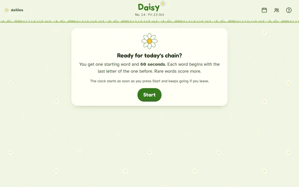 Daisy screenshot