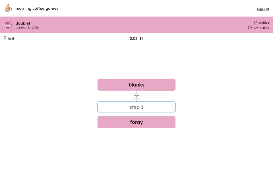 Doublet screenshot