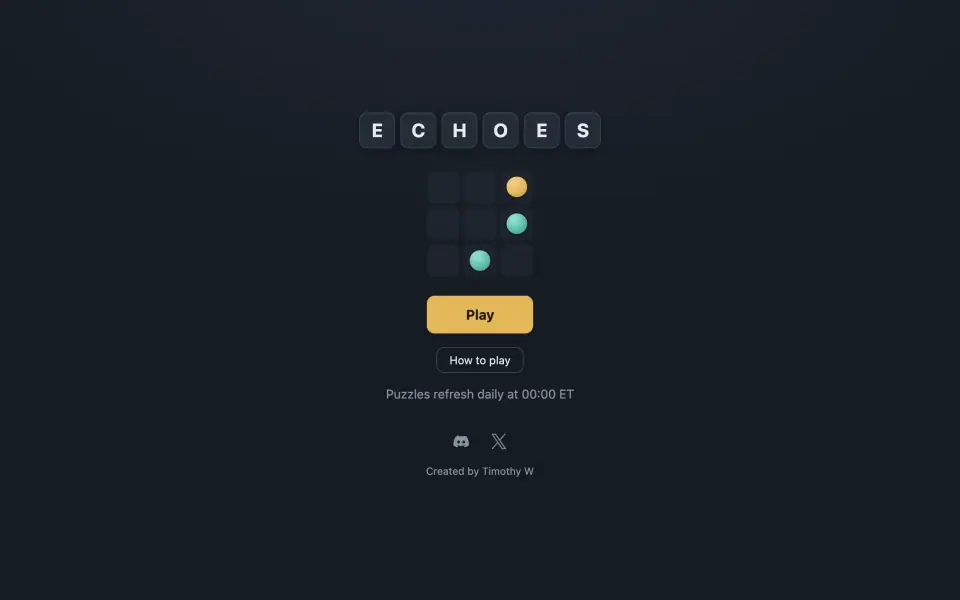 Echoes screenshot