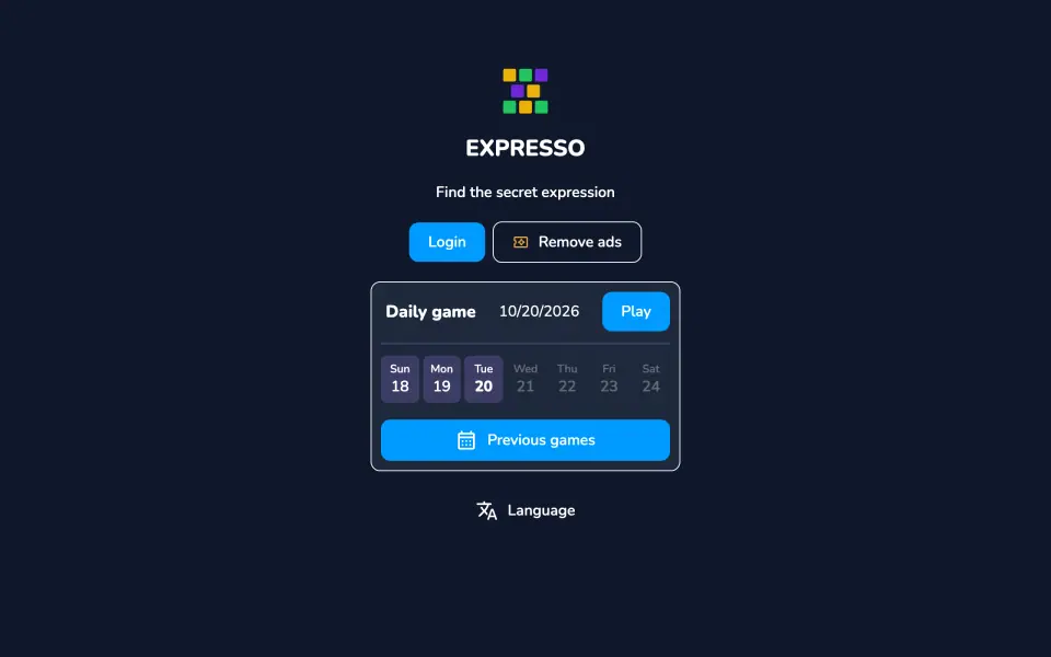 Expresso screenshot