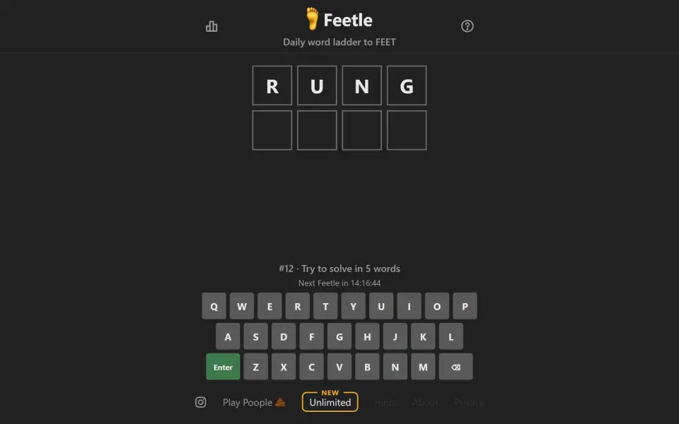 Feetle screenshot