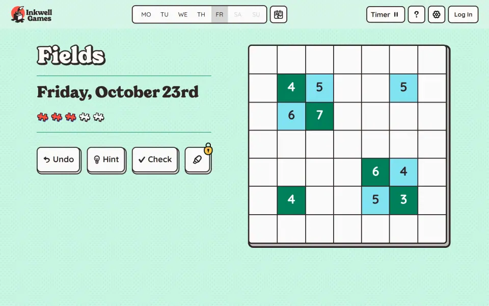 Fields screenshot