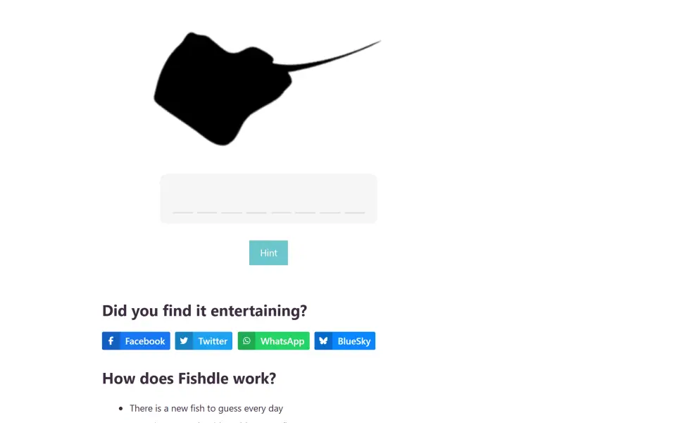 Fishdle screenshot