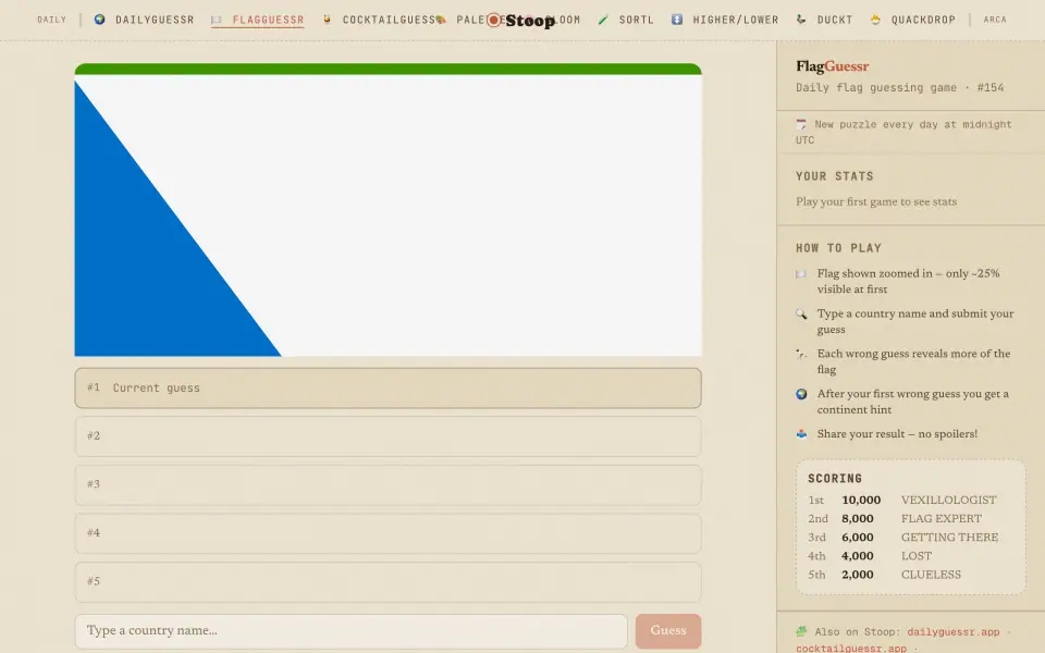 FlagGuessr screenshot