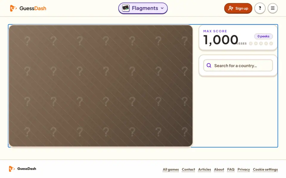 Flagments screenshot