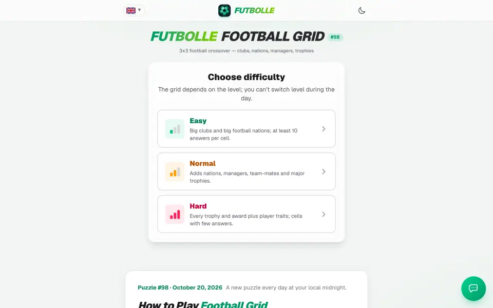 Football Grid screenshot