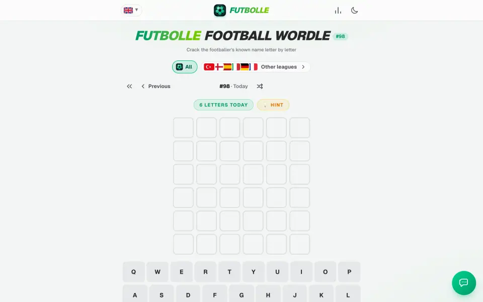 Football Wordle screenshot