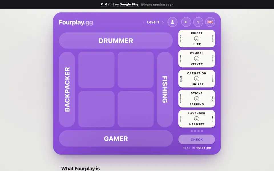 Fourplay screenshot