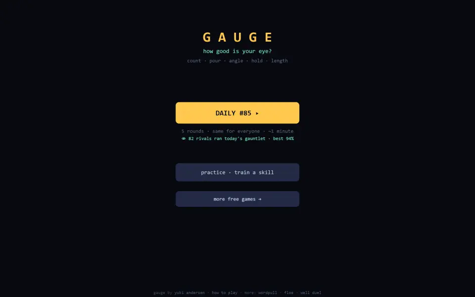 Gauge screenshot