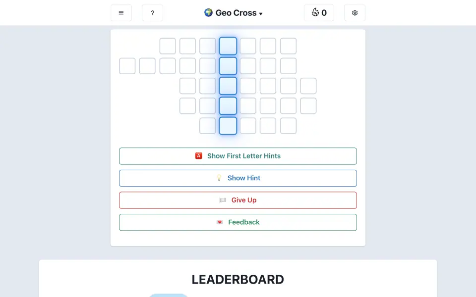 Geo Cross screenshot