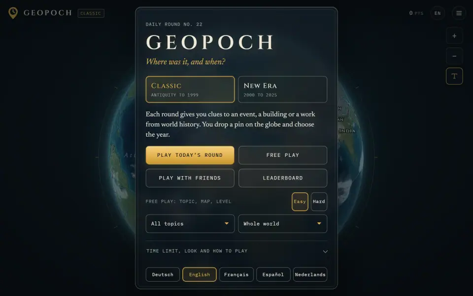 Geopoch screenshot