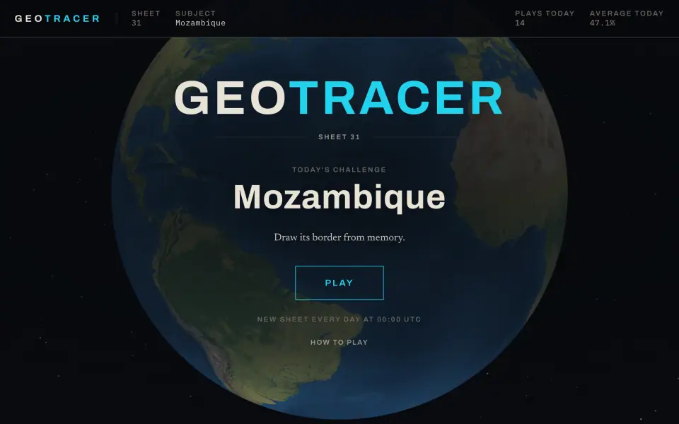 GeoTracer screenshot